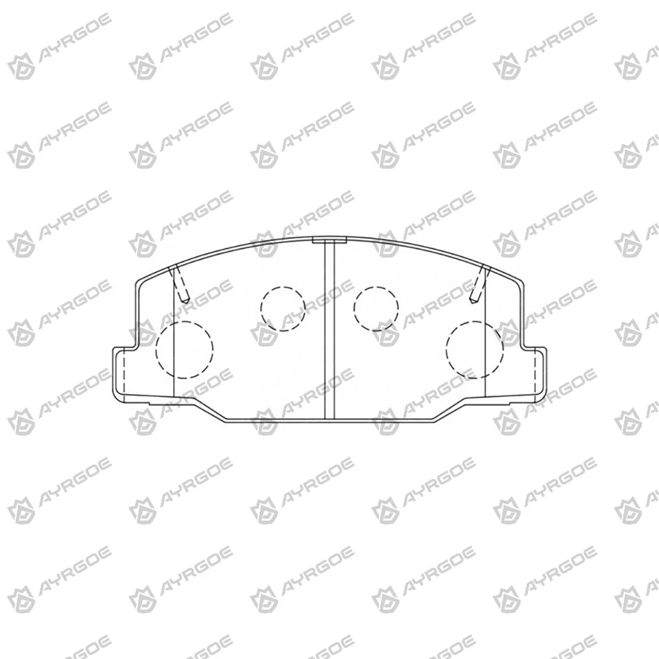 PN1217 Brake Pads For Toyota Previa TCR10,TCR11