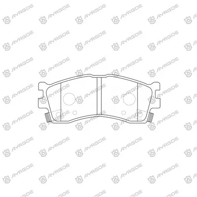 D11126MH Bremsbeläge für Kia Spectra FB
