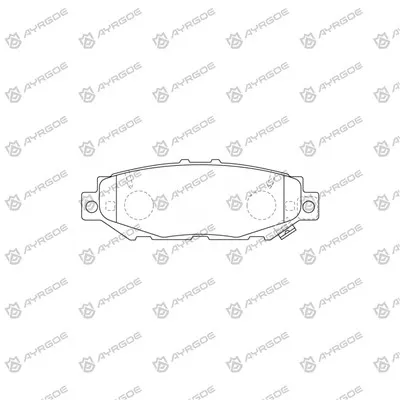 D2125MH Bremsbeläge für Toyota Granvia VCH16W