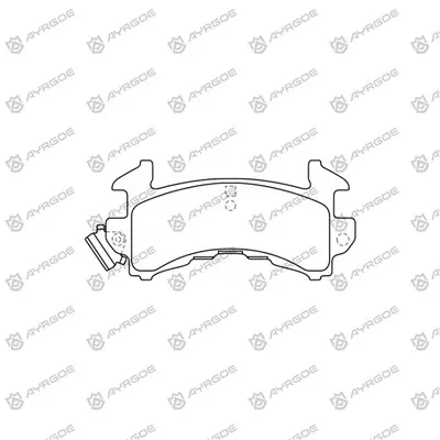 PN0307 Bremsbeläge für Chevrolet Blazer CT